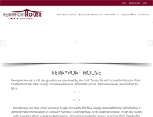 Tablet Screenshot of ferryporthouse.com